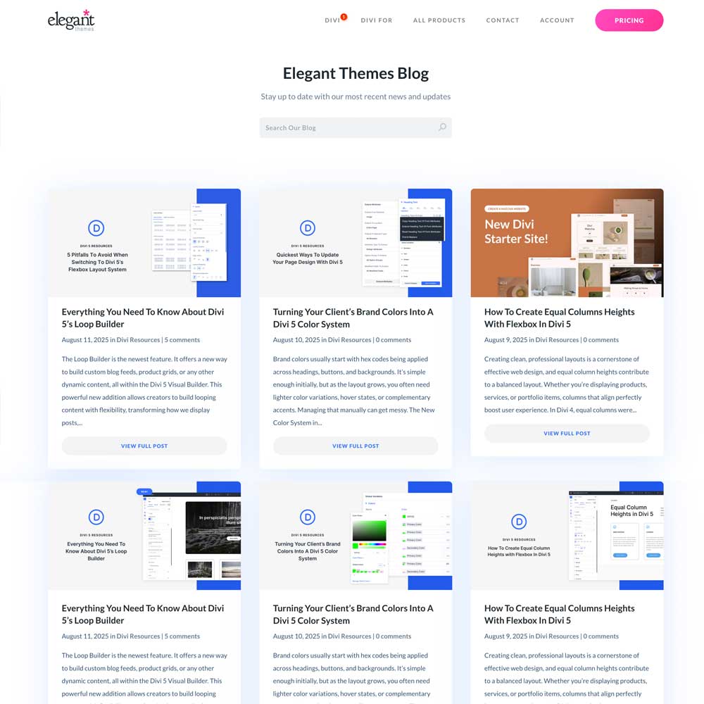 PPCC Elegant Themes Blog