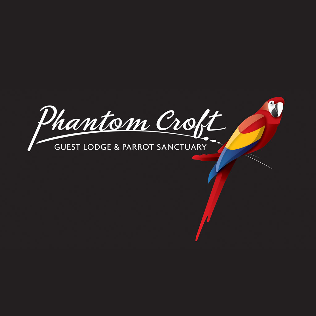 Phantom Croft Lodge Logo Design